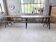 XXL trestle farm table 4m and its benches