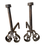 Pair of landiers XVIIIth