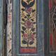 Antique Rustic Farmhouse Folk Art Painted Bridal Cabinet 1842