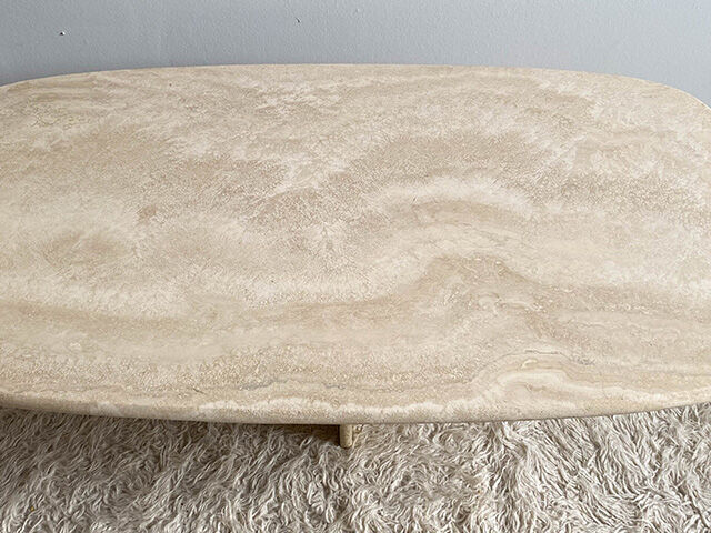 Low table in travertine