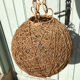 Hemp and rattan ball pendant lampshade