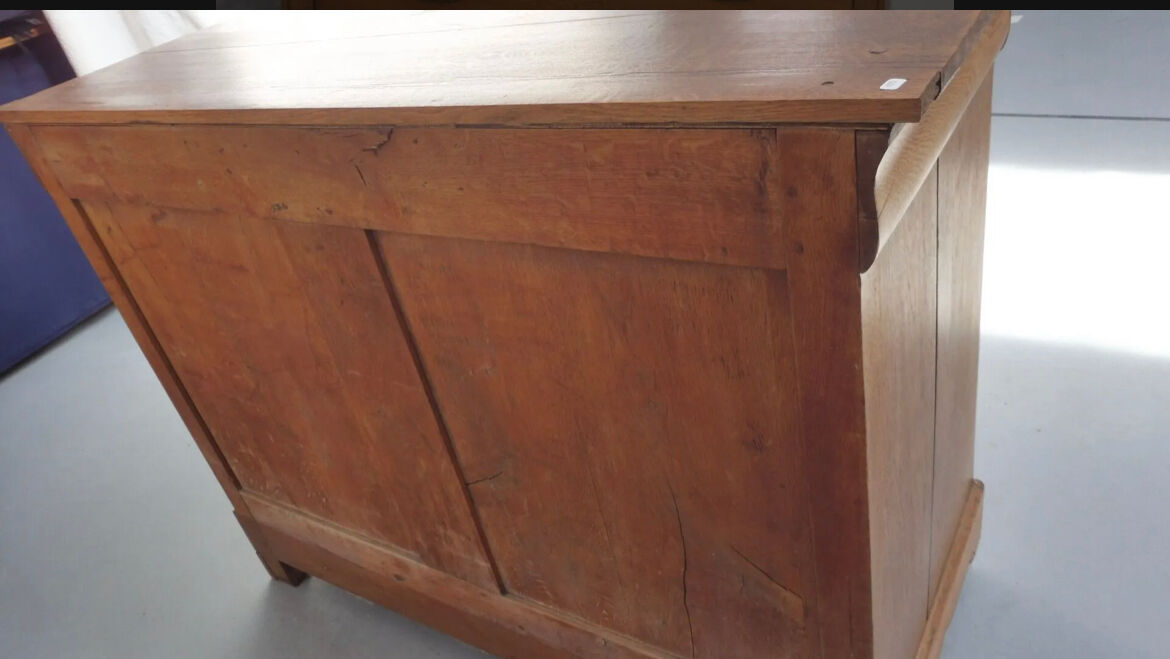 Commode Louis Philippe solid oak 19th