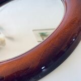Large round mirror