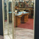 Rare store furniture triptych mirror of the 40s iron 140x160cm