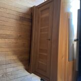 Light oak hutch