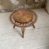 Table basse rotin « soleil »