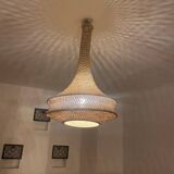 Handmade Crochet Lamp - Bohemian Handcrafted Lighting for Home Decor