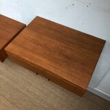 Pair of wall bedside tables