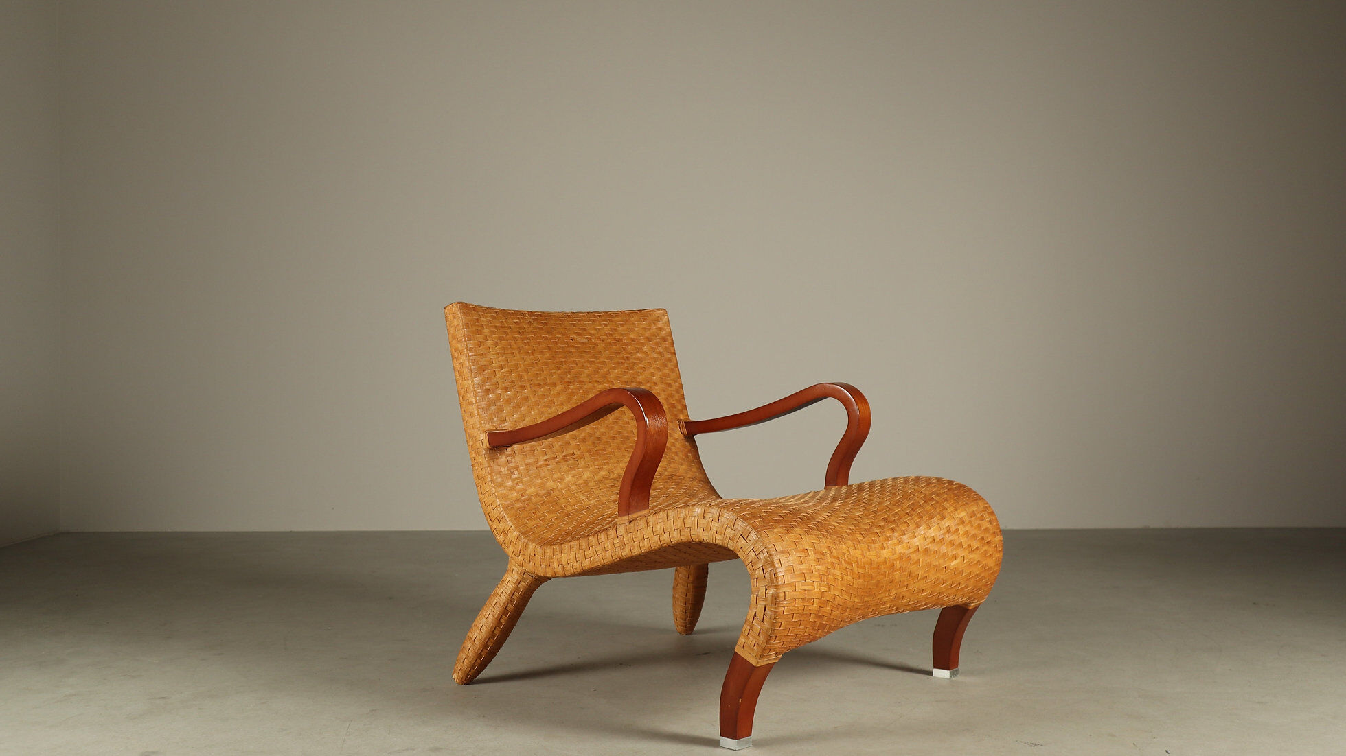 Set of two Antonio Citterio lounge chairs, B&B Italia 1993