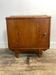 Small wooden piece of furniture with a marble top, 1950s.