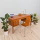 Danish Teak Model 130/1 Desk by Børge Mogensen for Søborg Møbelfabrik, freestanding 1950s