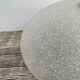1980s speckled glass pendant light, grey and white