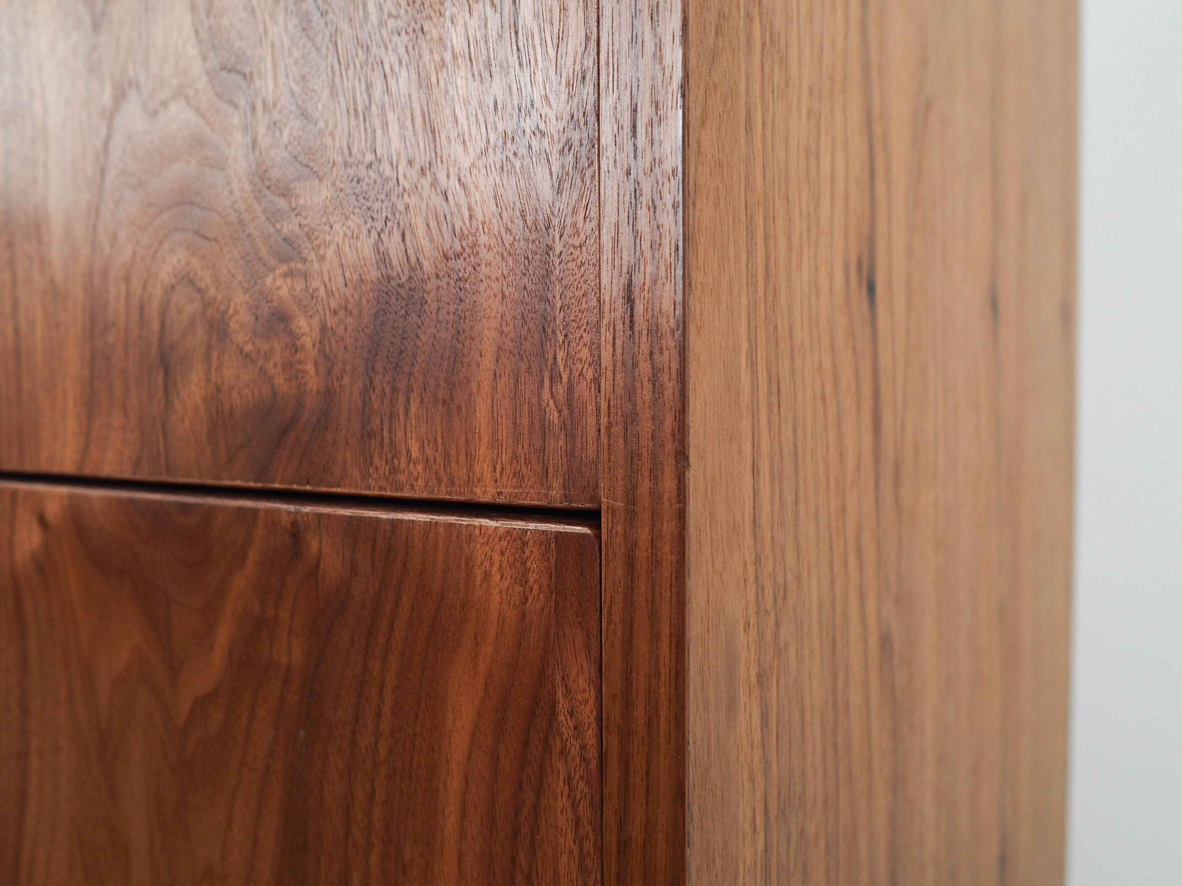 Walnut chest of drawers, Scandinavian design