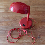 Adjustable red desk lamp