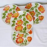 Lot de 4 assiettes dessert vintage Moulin des Loups Orchies Ontario 210681