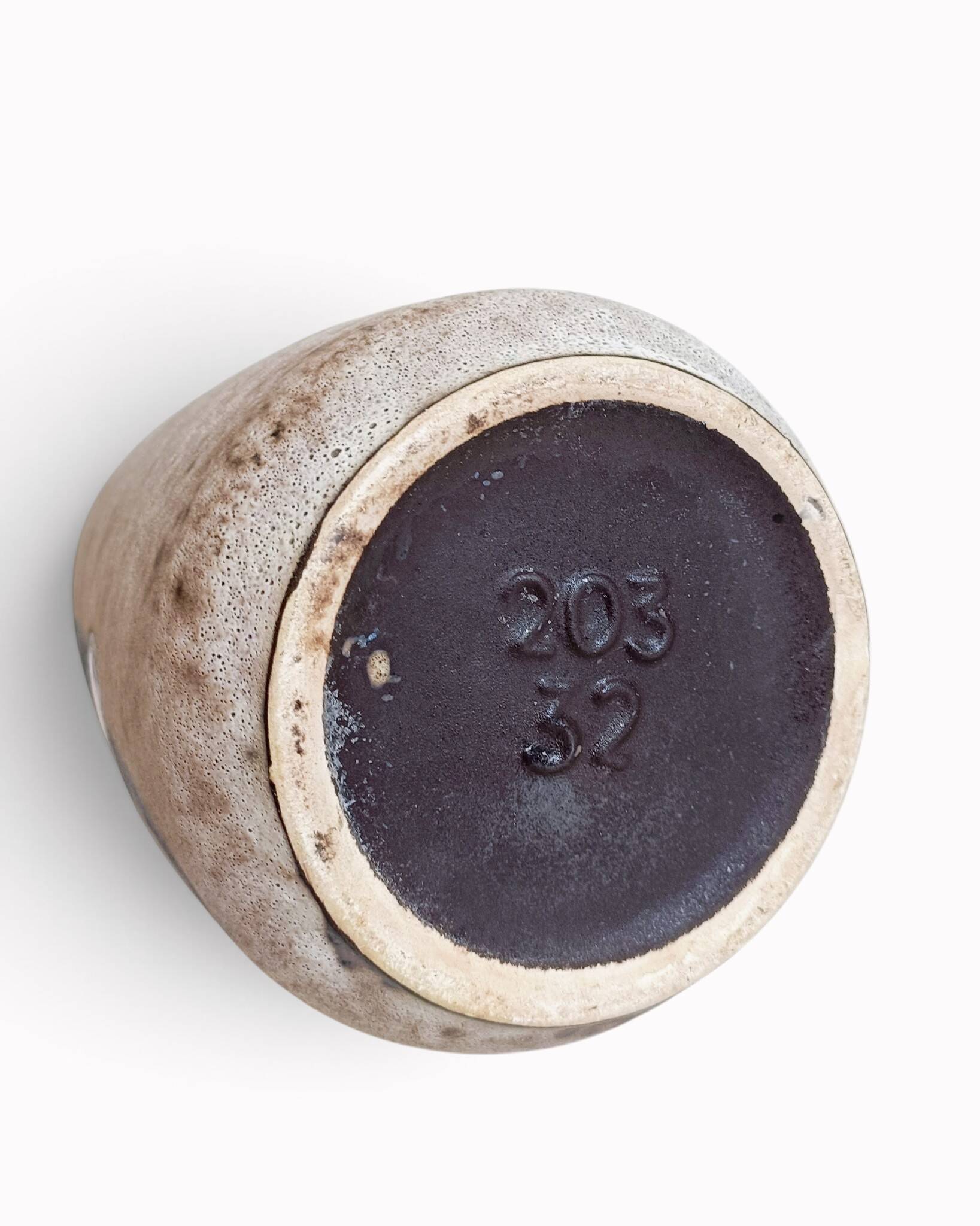 Mid-Century Scheurich Abstract Modernist Ceramic Vase, West Germany, 1960s