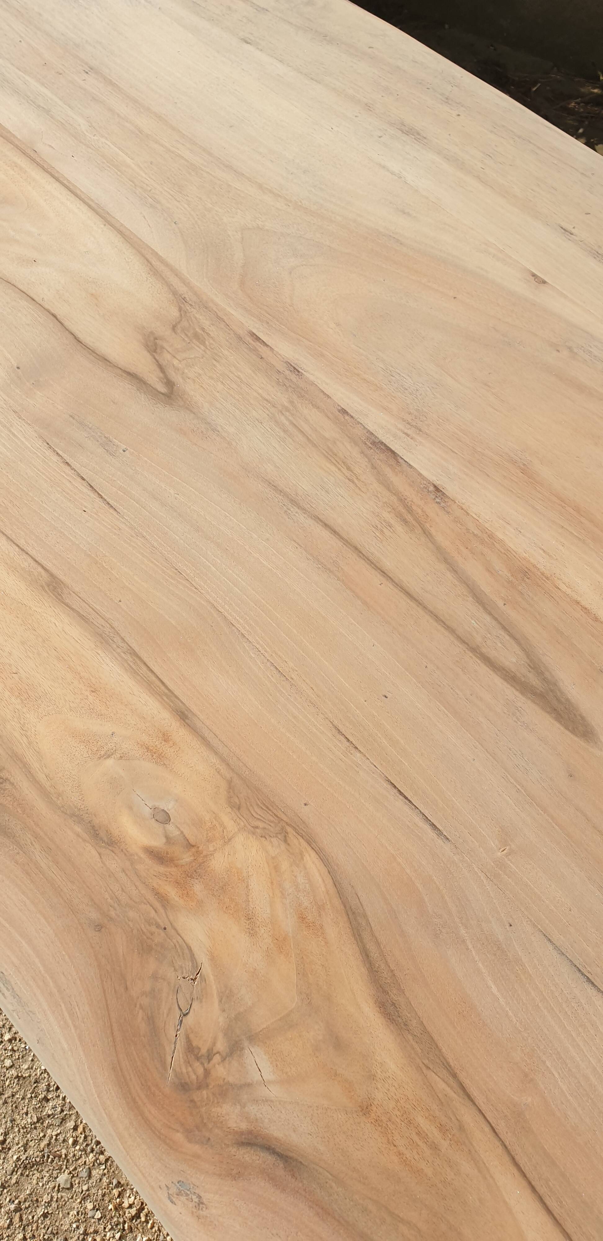 Solid wood farmhouse table, 220 cm