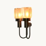 A pair of wall lights, Gaetano Missaglia, Italy 1960s.