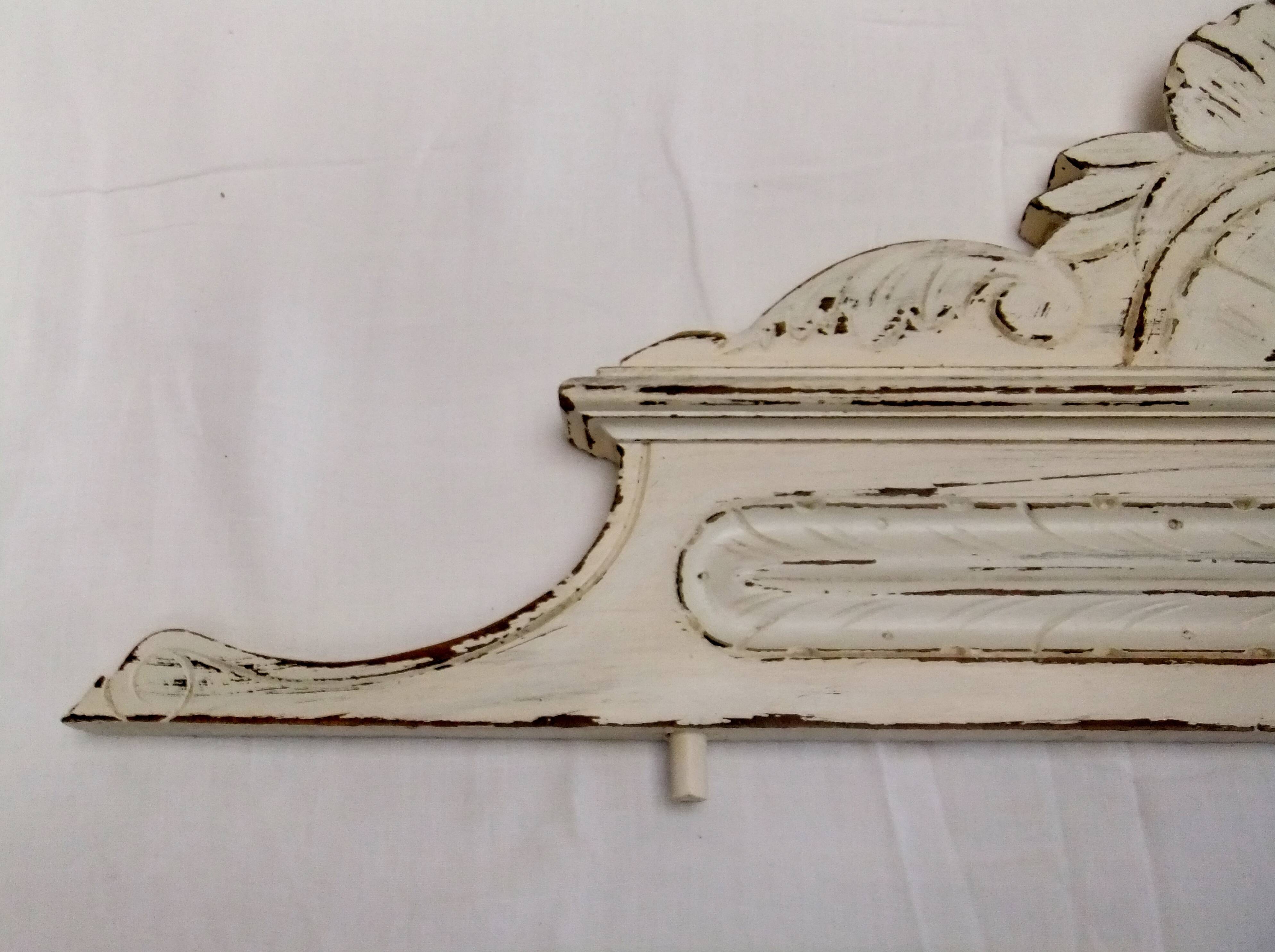 Art Nouveau pediment wood furniture patina furniture ornament