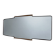 XL Italian wooden mirror, 1960s