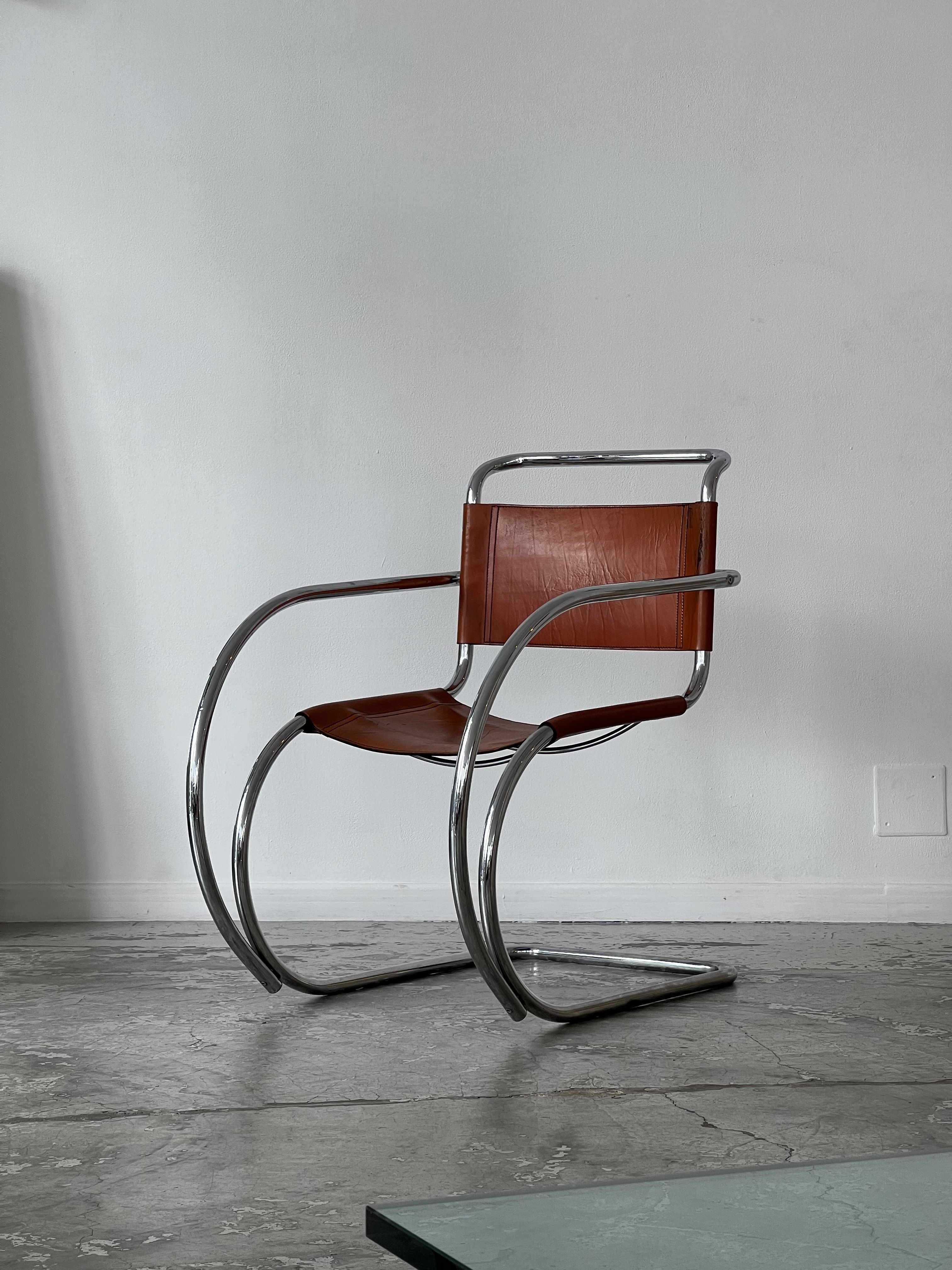 MR20 armchair by Ludwig Mies van der Rohe for Knoll international 60s