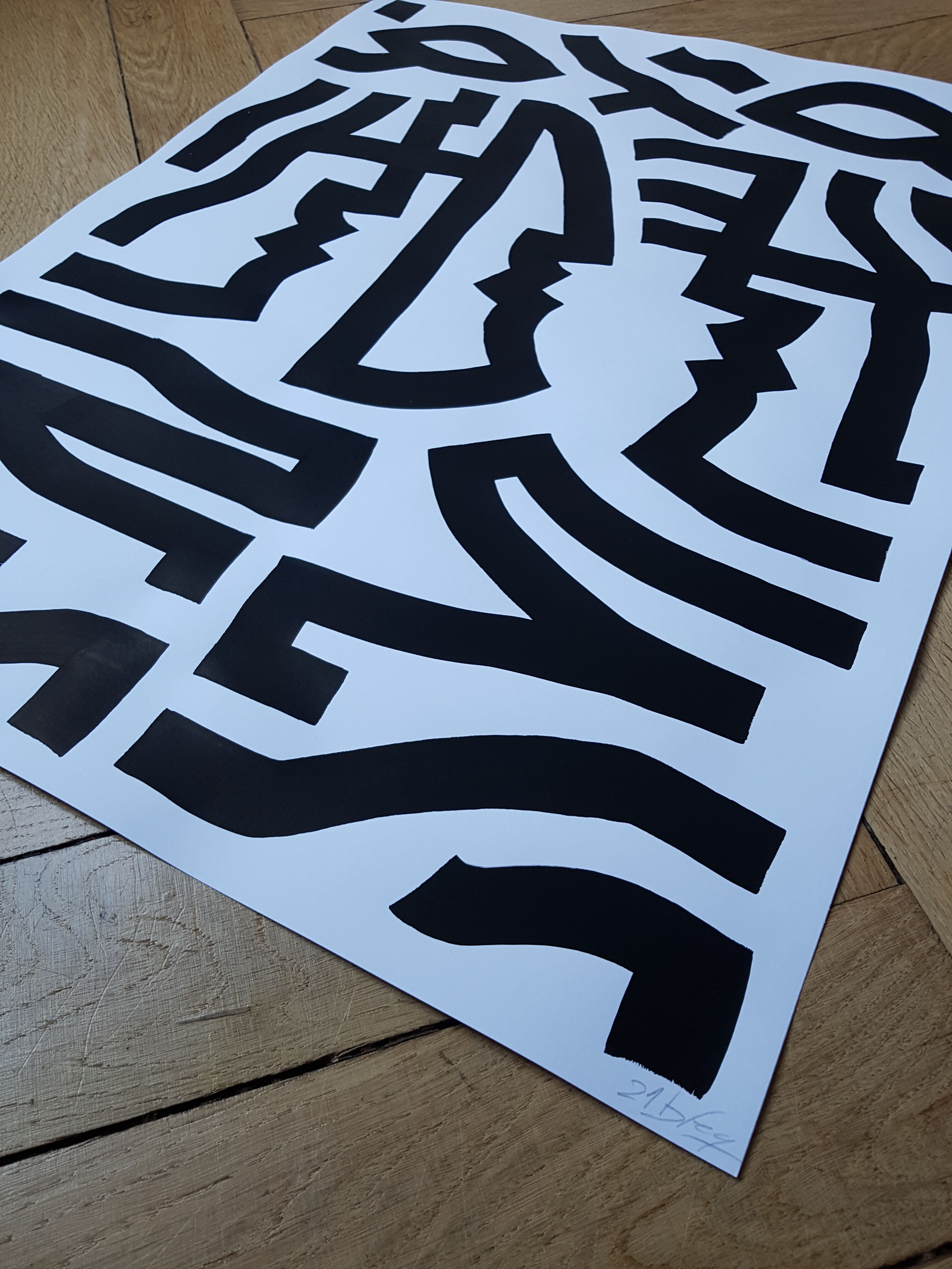 Painting on paper - "Spirit"