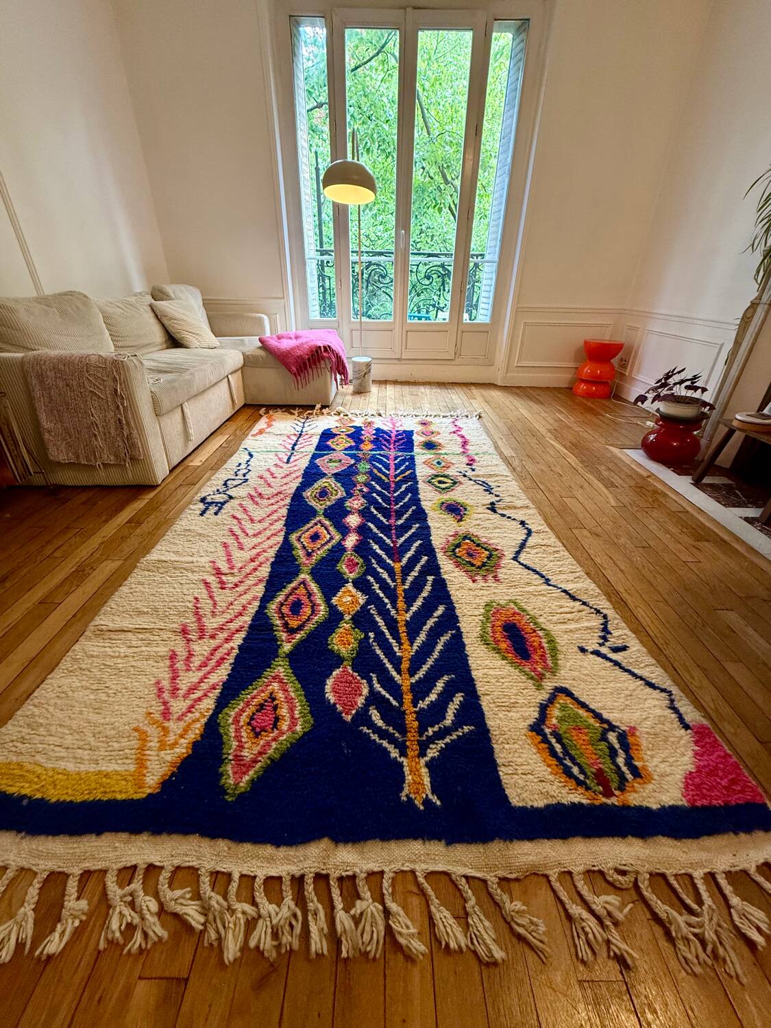 Beni Ouarain Berber rug 100% wool