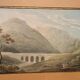 19th Century Watercolour on Paper – Landscape with Aqueduct and Bridge