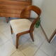 Chaises scandinave gondole années 70