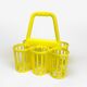 Vintage yellow bottle holders