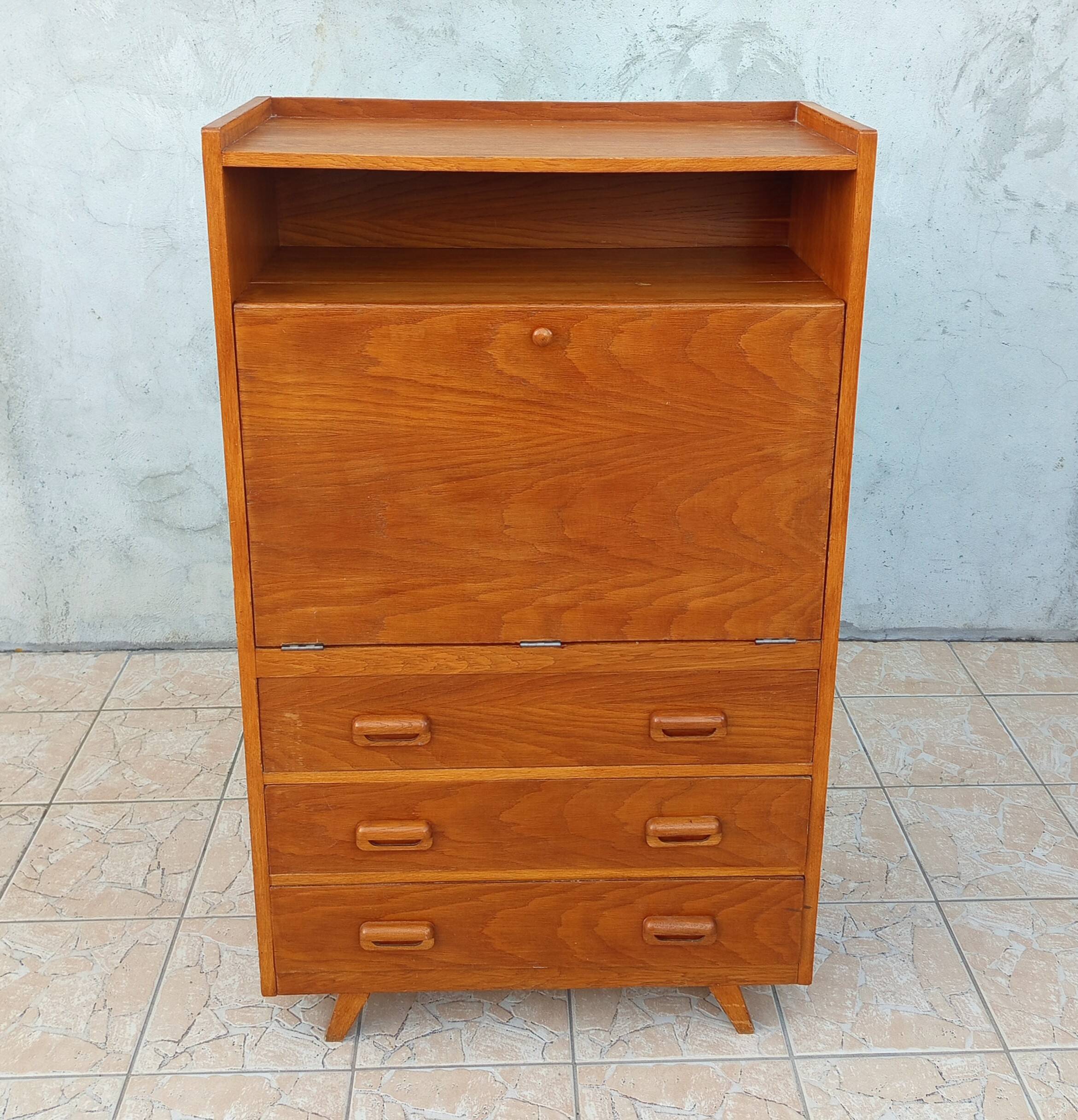 Vintage beech secretary