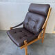 Fauteuil lounge scandinave "Hunter", années 1960