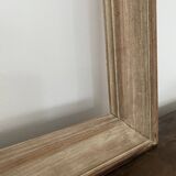 Old patinated / limed wood frame 89x76 cm
