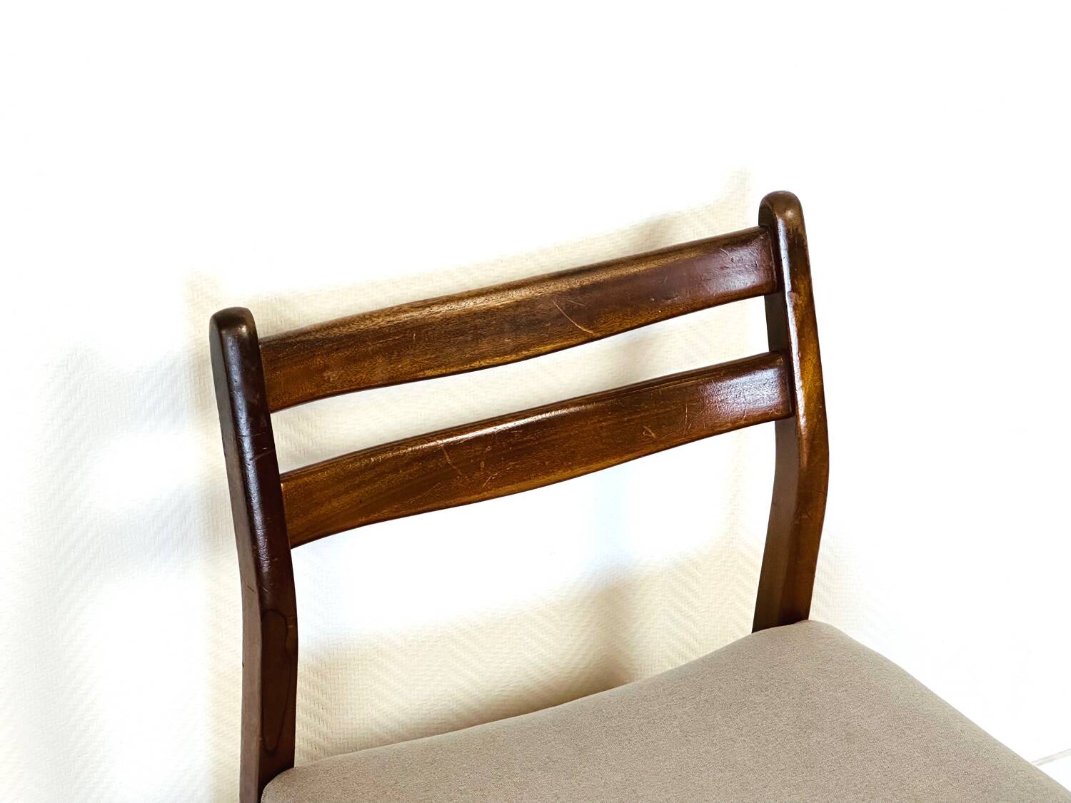 4 Scandinavian teak chairs 1960