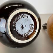 Ensemble de deux vases de lave grasse en poterie « Multi-Color » par Scheurich, Allemagne, années 1970