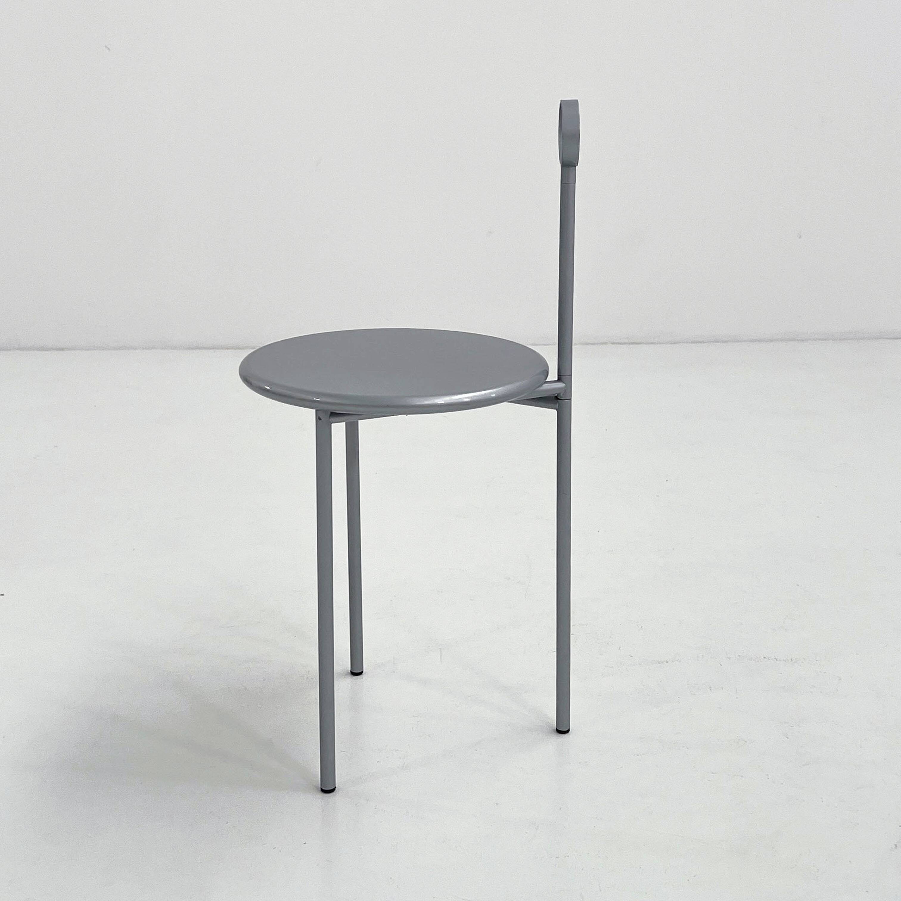 Chaise Mickville Grise par Philippe Starck pour Driade, 1985