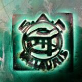 Vintage Vallauris green trivet