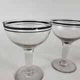 Set of 4 cocktail glasses 20s-30s