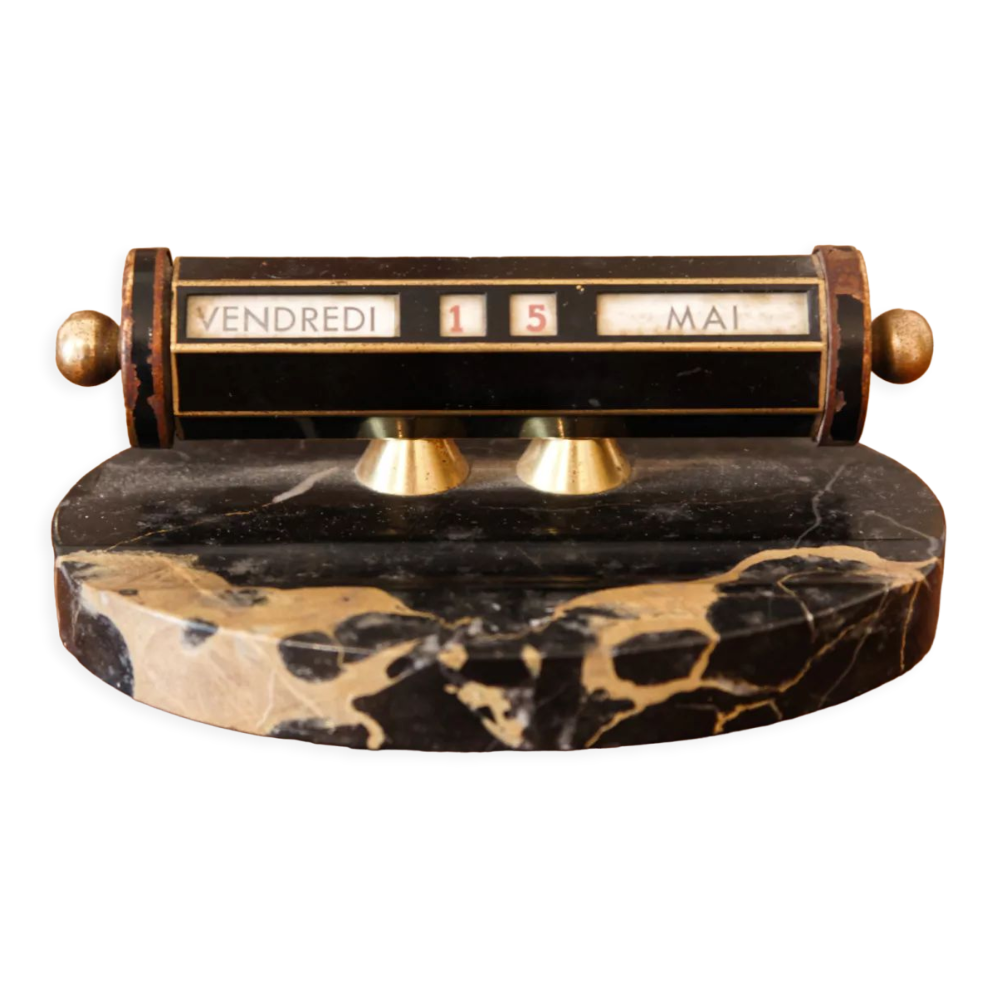 Art deco perpetual calendar
