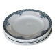 6 assiettes plates vintage terre de fer –Série Andrinople