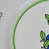 7 assiettes à dessert vintage