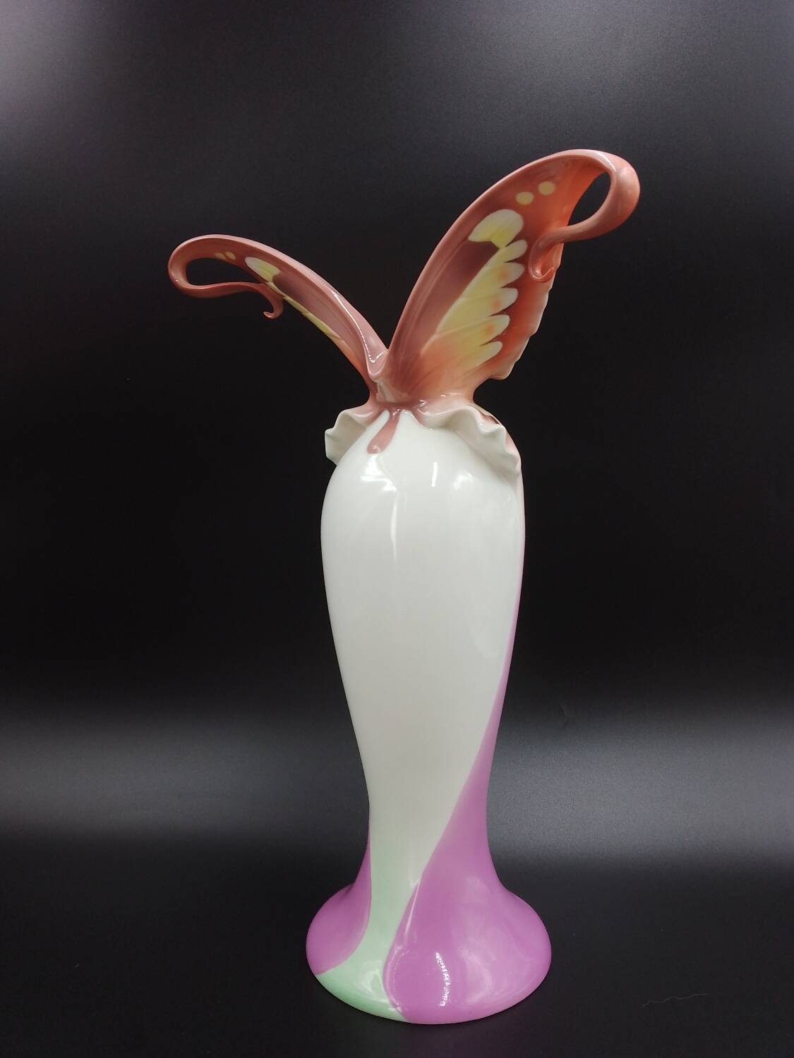 Fine porcelain vase collection franz papillon xp1692 jen woo