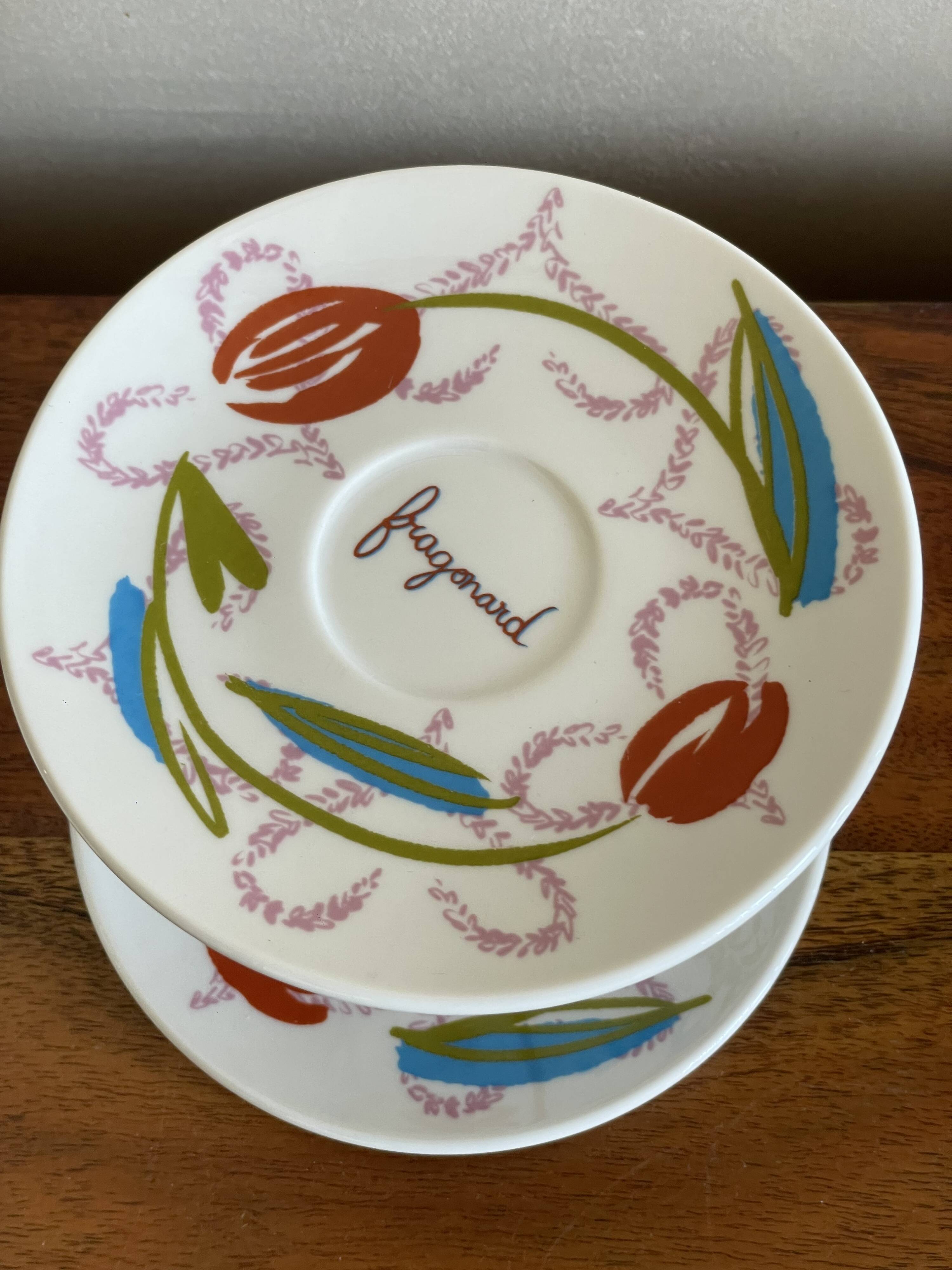 Duo de tasses Picasso Fragonard