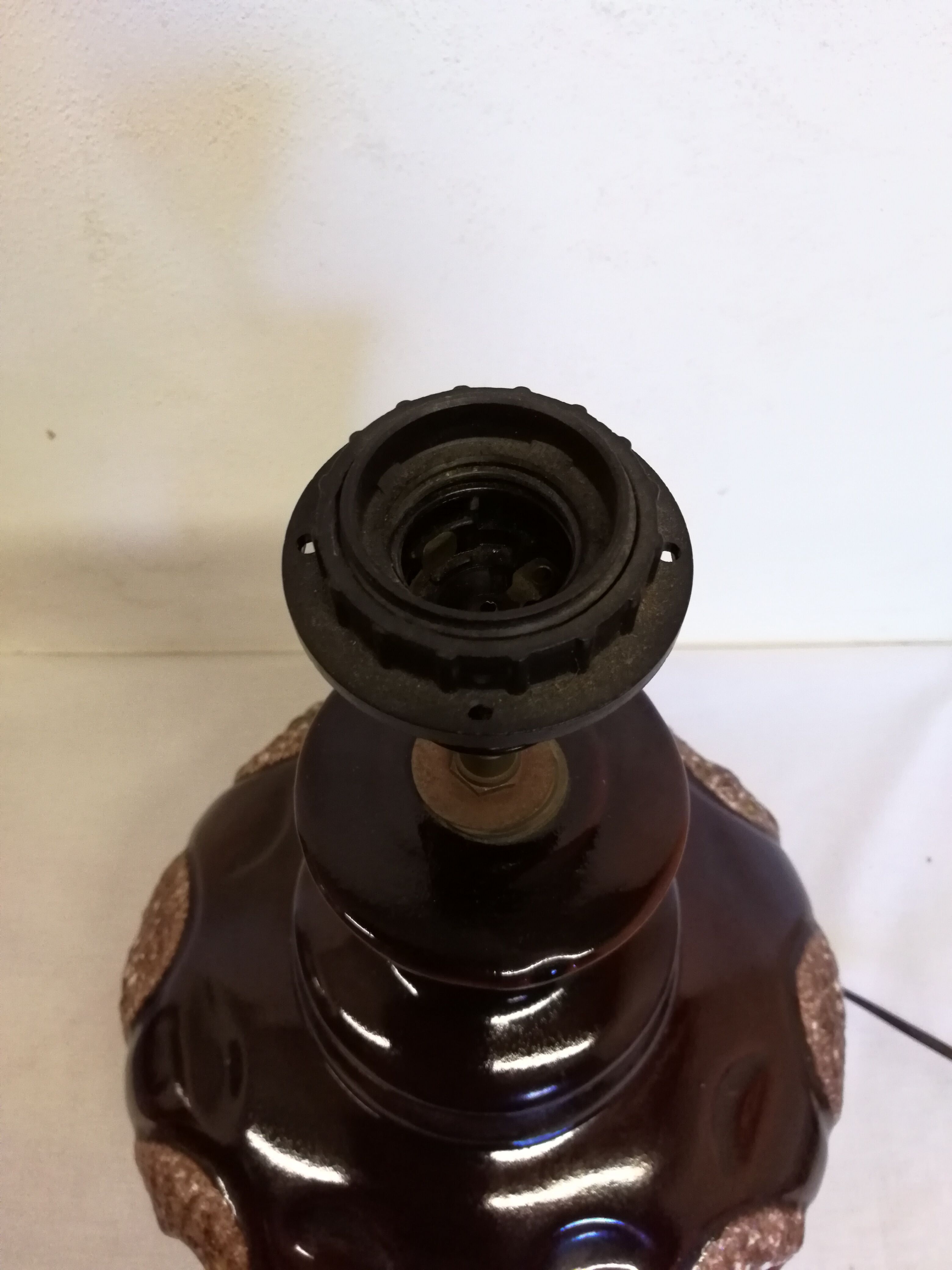 Vintage ceramic floor lamp foot