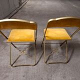 6 vintage opera folding chairs
