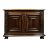 Sideboard has function as a Louis XIV period chest in solid walnut