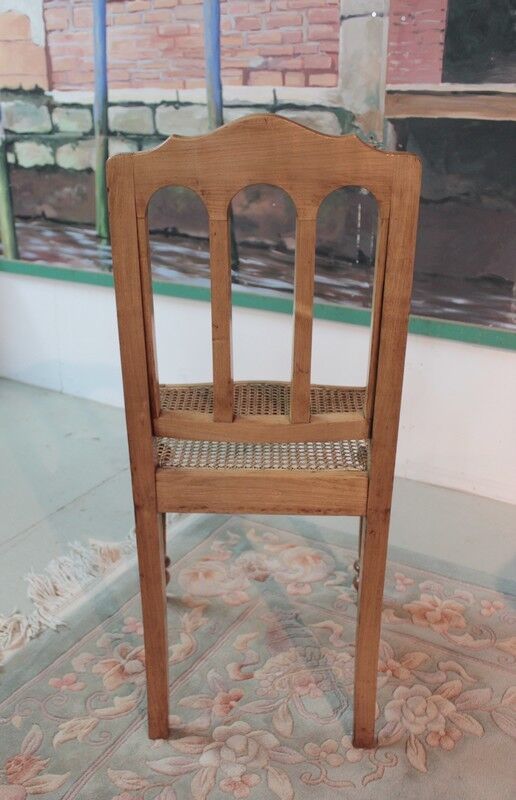 Set of 4 chairs Louis Philippe cherrywood XIX