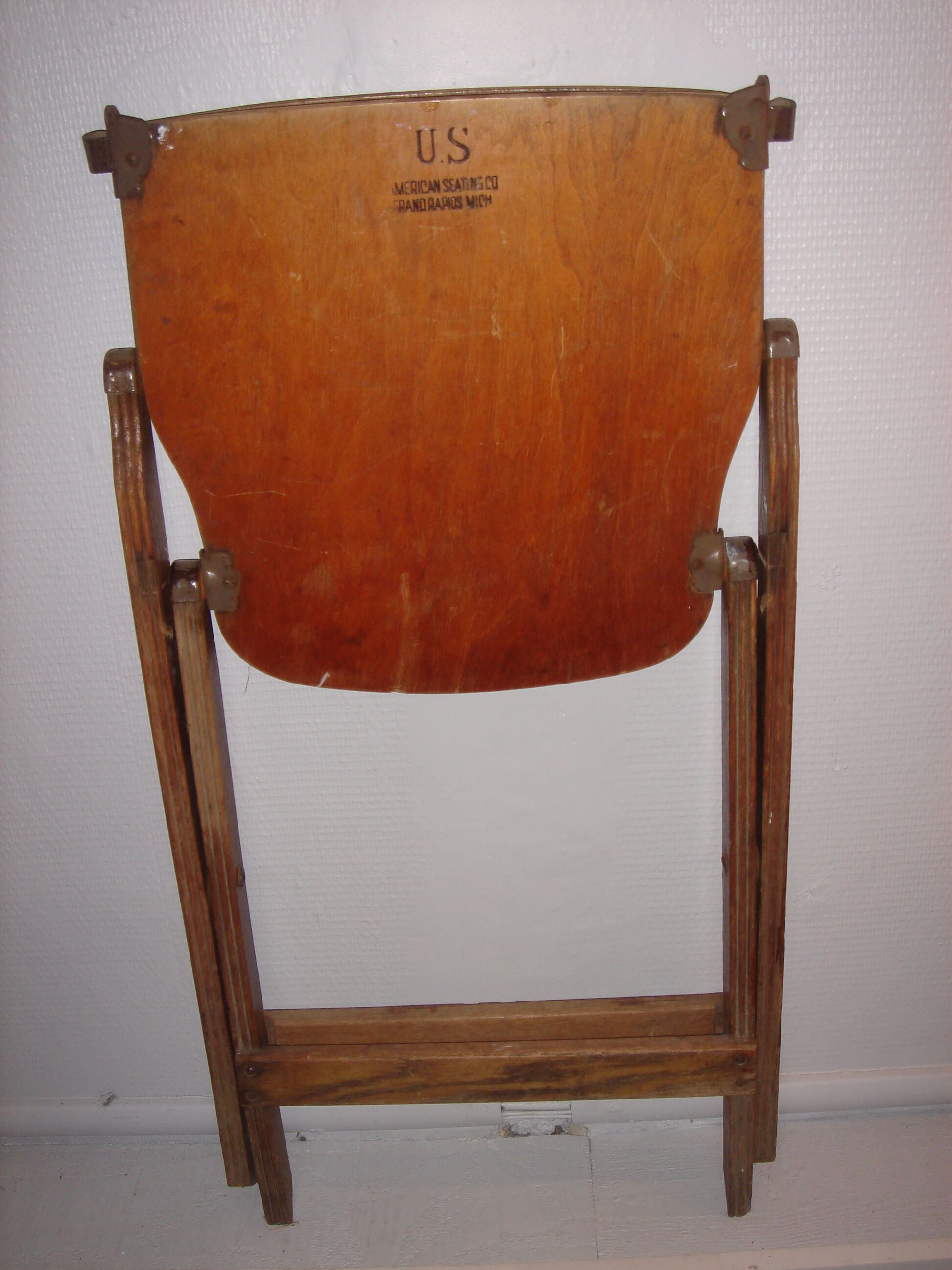 American World War II 39/45 Folding wooden chair