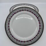 8 art deco chabrol and pear tree plates and dish