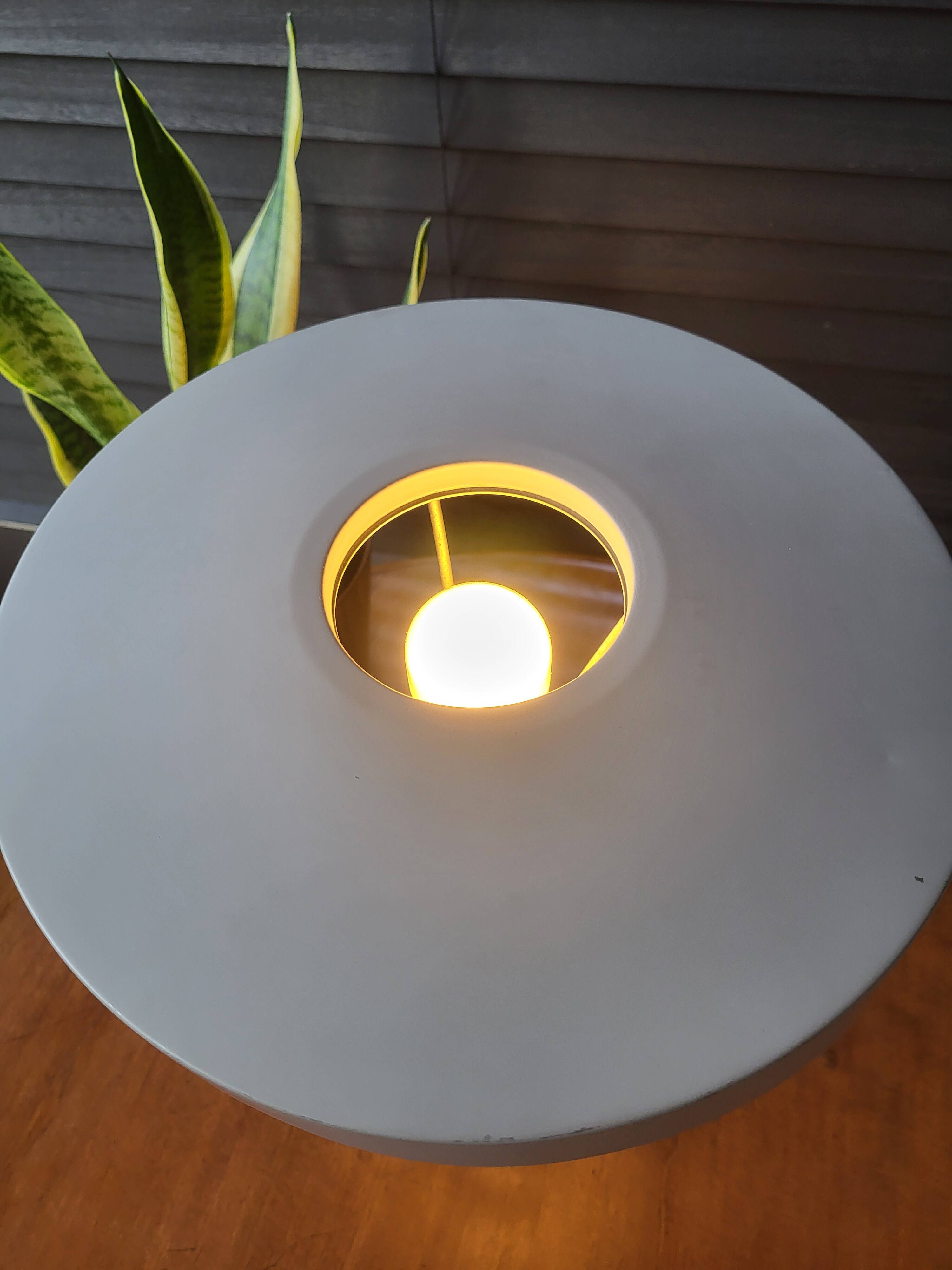 Lampe de bureau vintage Louis Kalff, modèle Romeo, années 1960, gris, Pays-Bas